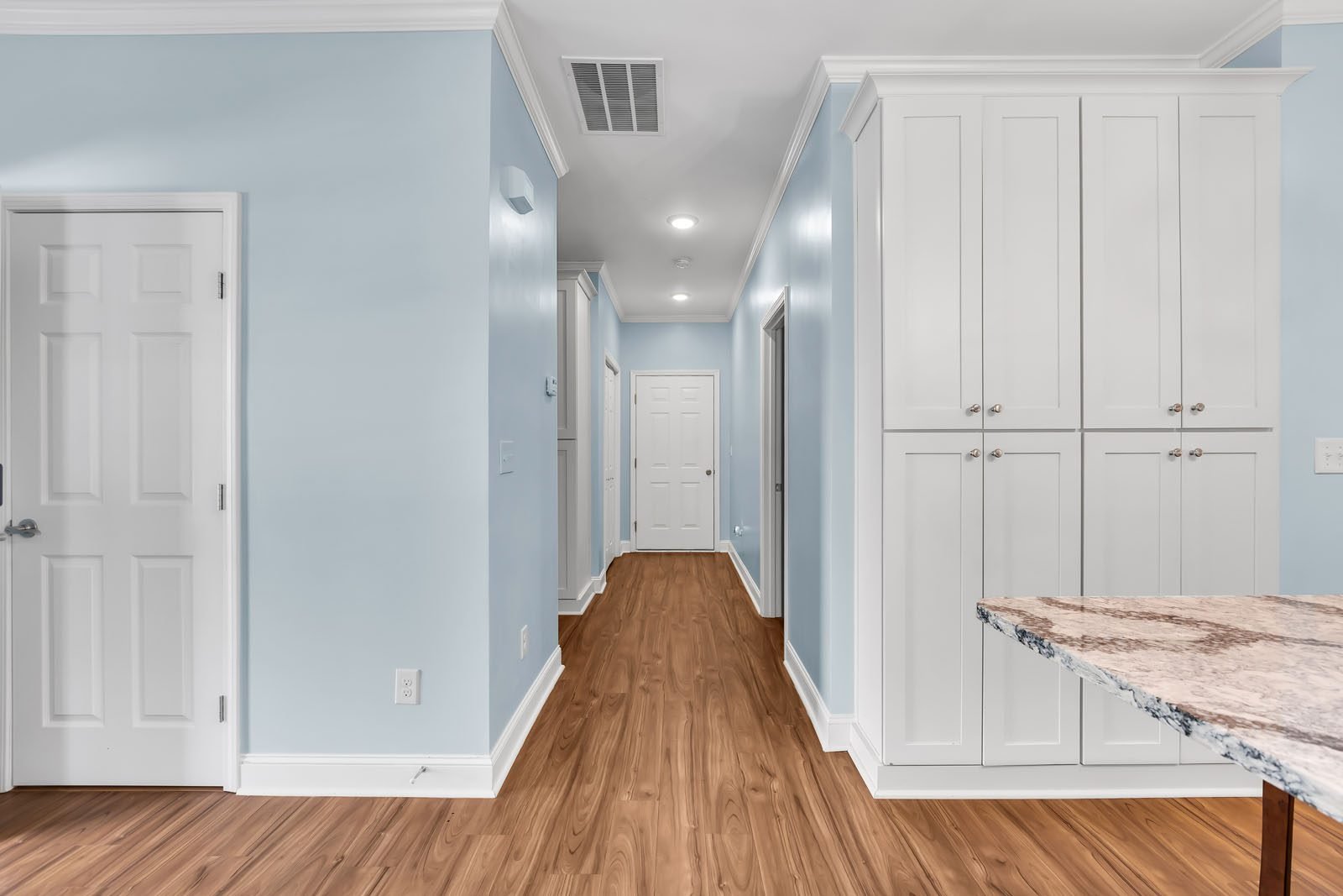 Interior real estate Airbnb photo of bedroom hall in Loganville, Georgia